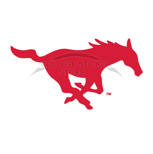 Homemade Southern Methodist Mustangs Iron-on Transfers (Wall Stickers)NO.6301
